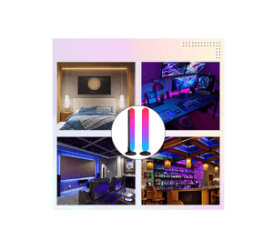 LAMPARA DE LUZ RGB AMBIENTAL Y ESCRITORIO CON RITMO MUSICAL USB