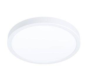 Foco Plafon Led Sobrepuesto Fueva 6 Z Blanco Regulable RGB Control Remoto 28cm 14w Interior Exterior