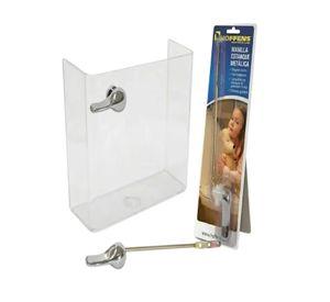 Manilla Metalica Cromada Estanque Wc Frontal Reforza Hoffens