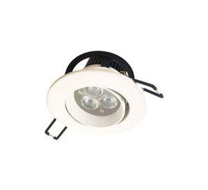 Foco Embutido Basculante Negro Led La Concept C/driver