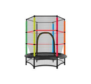 Cama Elástica con Red de Seguridad para Niños 1,4 Mts Negro