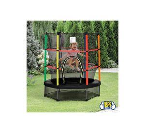 Cama Elástica con Red de Seguridad para Niños 1,4 Mts Negro