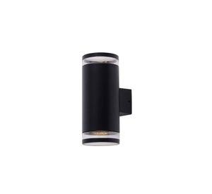 Aplique Aluminio Bidireccional Shaw Negro