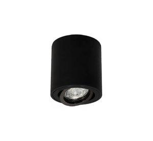 Apliqué cielo led studio simple redondo 8 dirigible negro