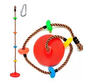 Columpio Mecedor Cuerda Escalada Multicolor Niños