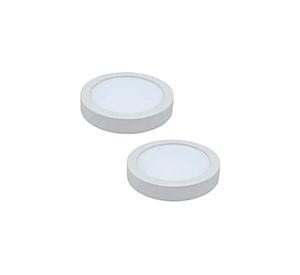 PACK 2 PANELES LED SOBREPUESTO REDONDO 18W NEUTRO