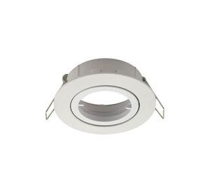 Foco Empotrado Basculante Blanco Mate Cuarto De Giro