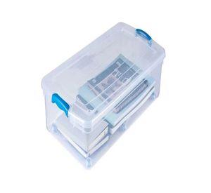 Caja Organizadora Bajo Cama 36 L Con Ruedas Wenco 5 Unidades