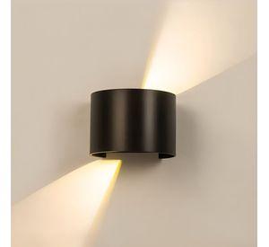 Aplique Lampara Led 6w Para Pared Exterior Interior Redondo