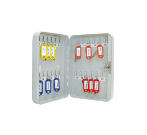 Caja de seguridad metálica 24 llaves 200x160x75mm