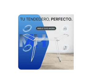 Tendedero de Ropa Met lico Plegable 12 Metros de Secado Capacidad 18 kg