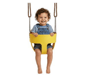 Columpio Tipo Pañal Para Niños - Amarillo