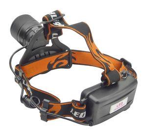 LINTERNA MINERO 1 LED T-6 TACTICA CON ZOOM 12 VOLT RECARGABLE