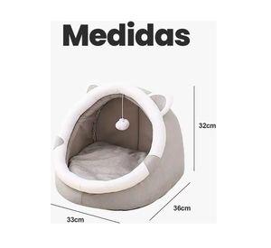 Cama Mediana C moda Para Gatos Tipo Cueva Lavable