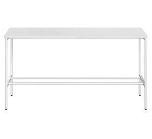 Mesa oficina cafetería Astro blanco/blanco 105x160x160 cm
