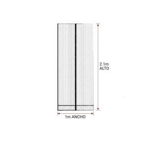 Cortina Mosquitera Magnetica Para Puerta Anti Insectos