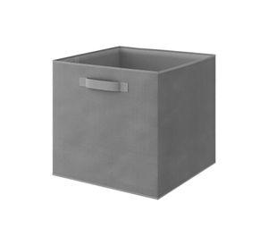 Caja Organizadora de Tela Decoteam Lavable Multiuso Gris