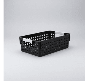 Caja Canasto Organizador Plastico Rectangular 35x26x8cm