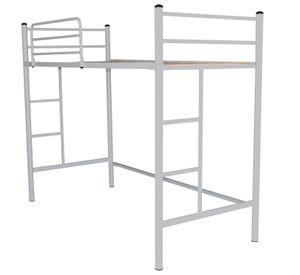 Cama Alta 1.5 Plaza Plateado