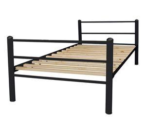 Cama Económica 1 Plaza Negro