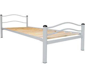 Cama Wind Metálica 1 Plaza Plata