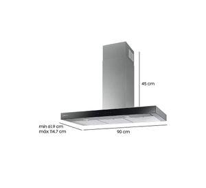Campana Samsung con Filtro Lavable Aluminio NK36M5070BS/ZS