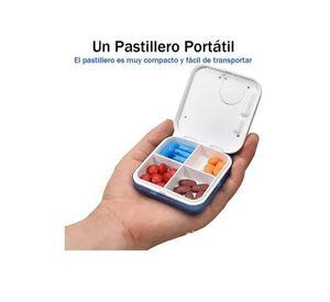 Pastillero 4 Compartimento Alarmas Recordatorio Temporizador