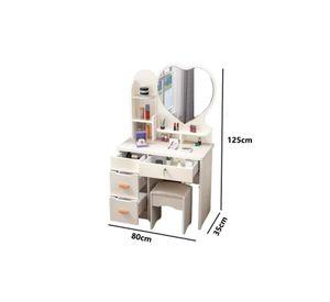 Tocador corazon c/led 80cm Chic Home