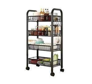 Carrito Carro Organizador Con Rueda Multiuso 4 Niveles