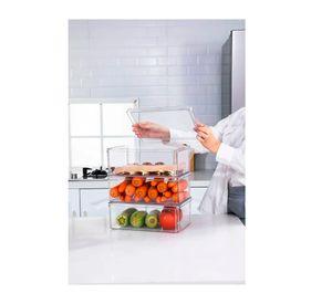 Organizador Refrigerador Cocina Set 7 Contenedores Con Tapa