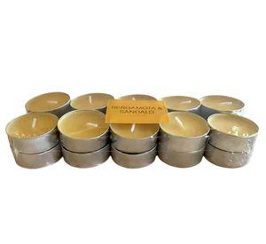 Vela t-light mostaza 20 und.