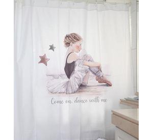 Cortina de baño bailarina