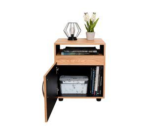 Combo 2 veladores Barilo fresno/wengue