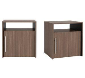 Combo 2 veladores Bigaf milan/wengue