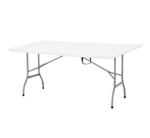 Mesa Plegable Just Home Collection Tipo Maleta Rectangular