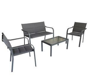 Set living terraza Oyambre gris
