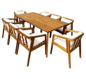 Set comedor Sant Vicenç 75x90x180 cm