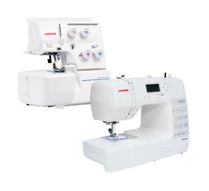 Pack máquina coser con overlock 150DC- 8002D
