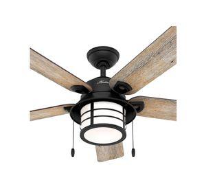 Ventilador de techo Santorini 54'' sauce negro 128 W
