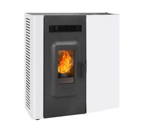 Estufa a pellet Slim 9000 blanco 9.4 kW + kit instalación techo