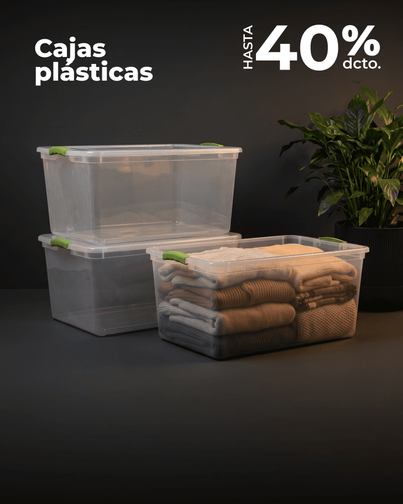Cajas plásticas
