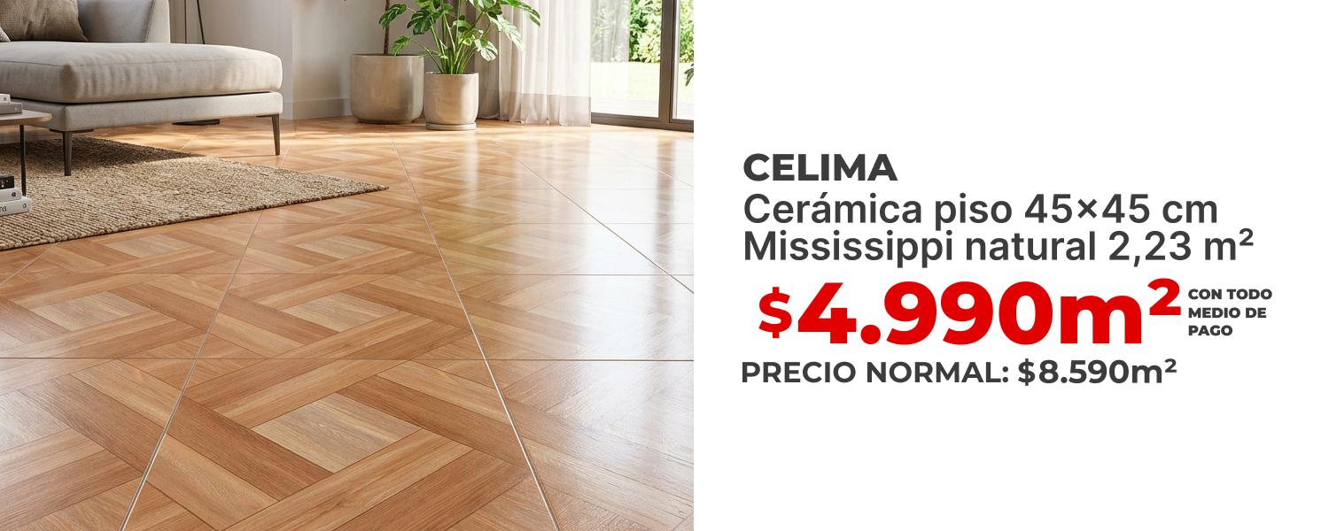 Mississippi cerámica $4.990 M2