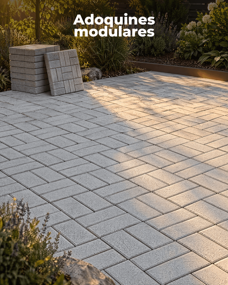 Adoquines modulares