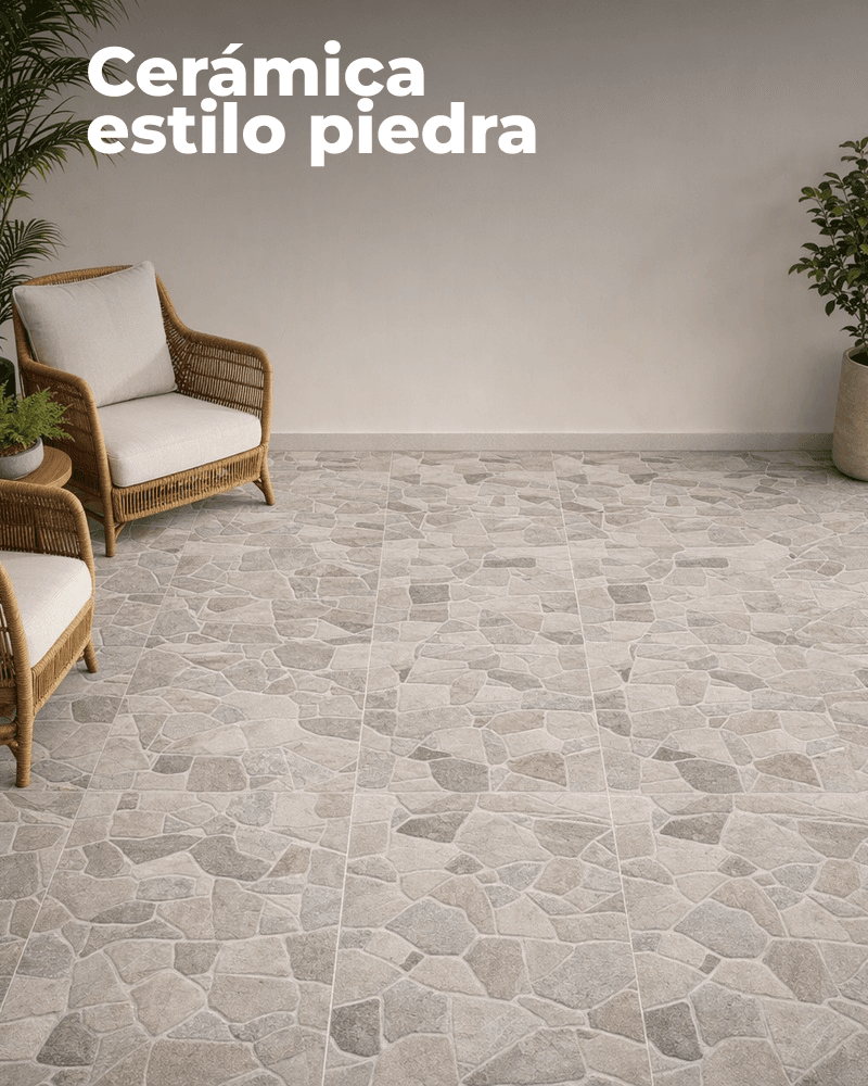 Ceramica estilo piedra