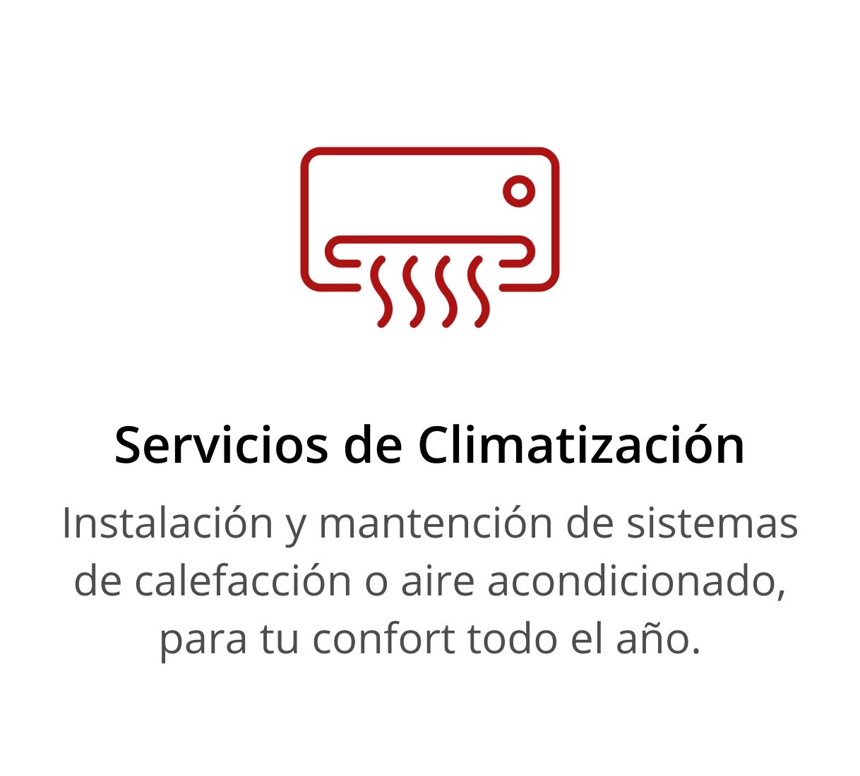 Servicio de Climatización