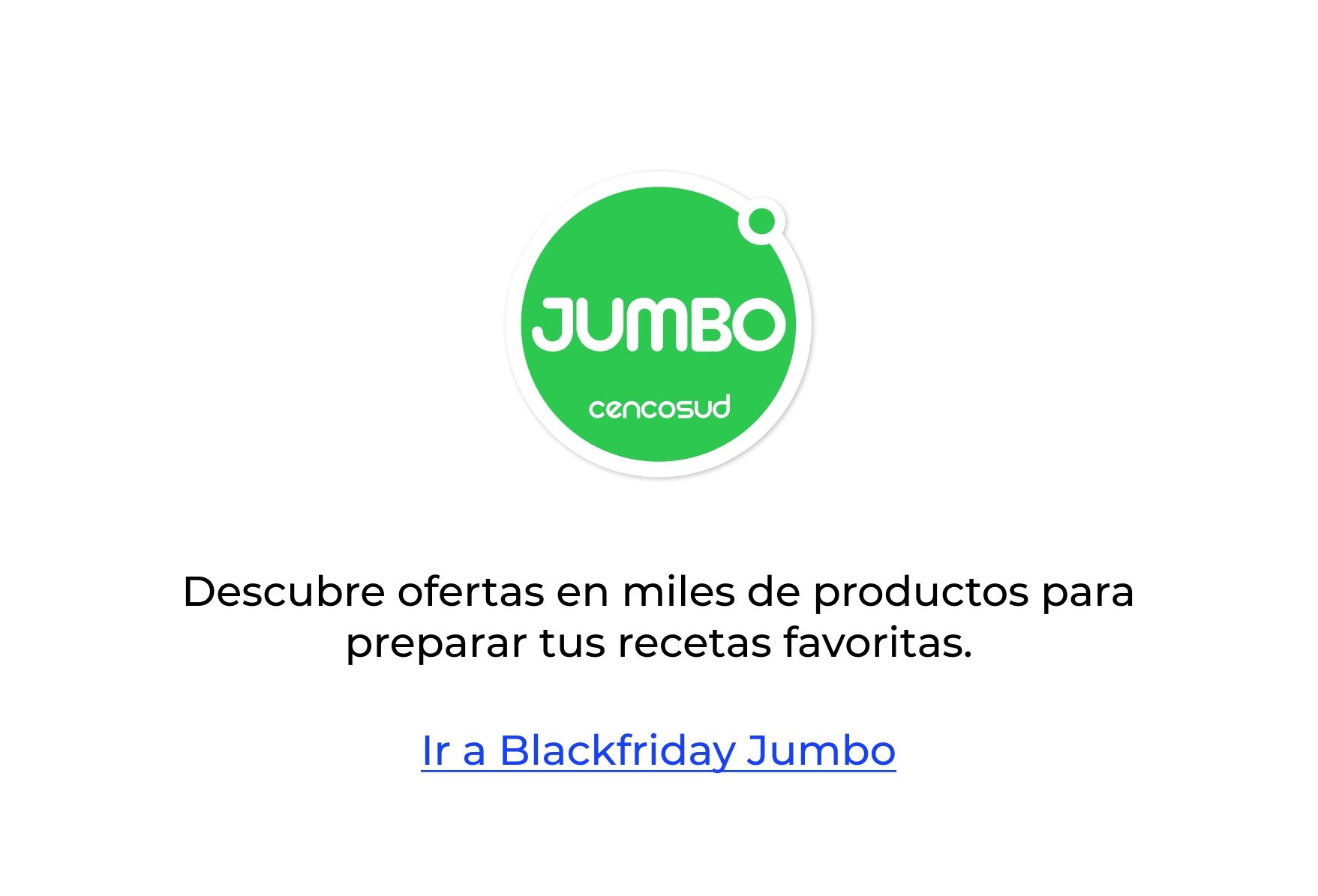 Black Friday Jumbo