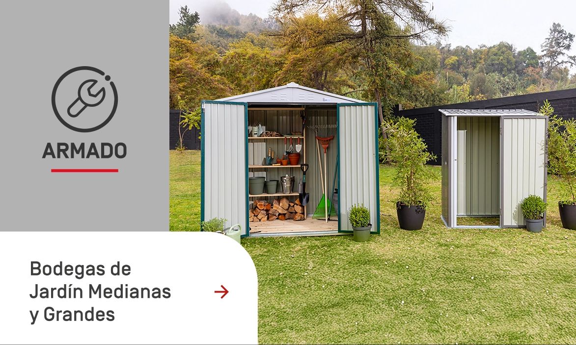 servicio de instalación bodegas de jardin