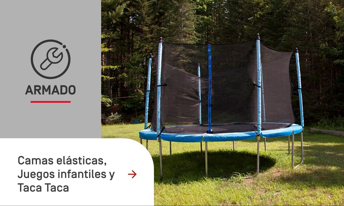 servicio armado camas elasticas y juegos
