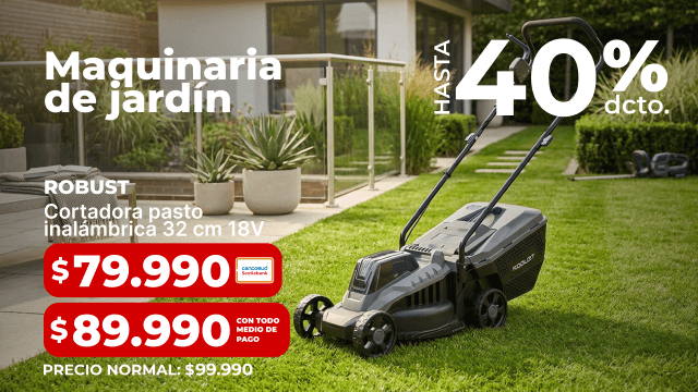 maquinaria de jardin