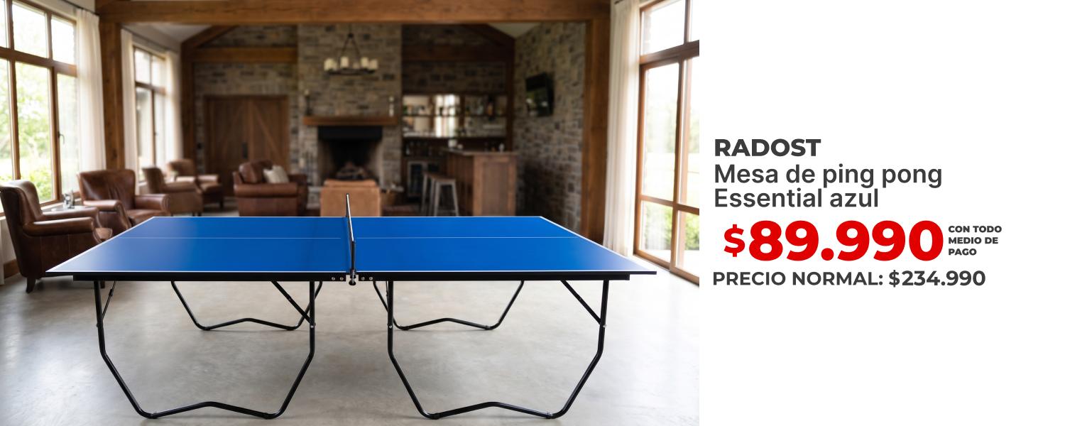 MESA DE PINGPONG ESSENTIAL AZUL